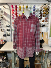 L - Maroon Flannel